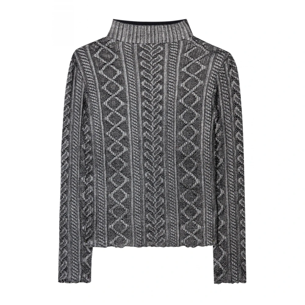 LUISA CERANO Stijlvolle Shirts en Tops Collectie Gray Dames