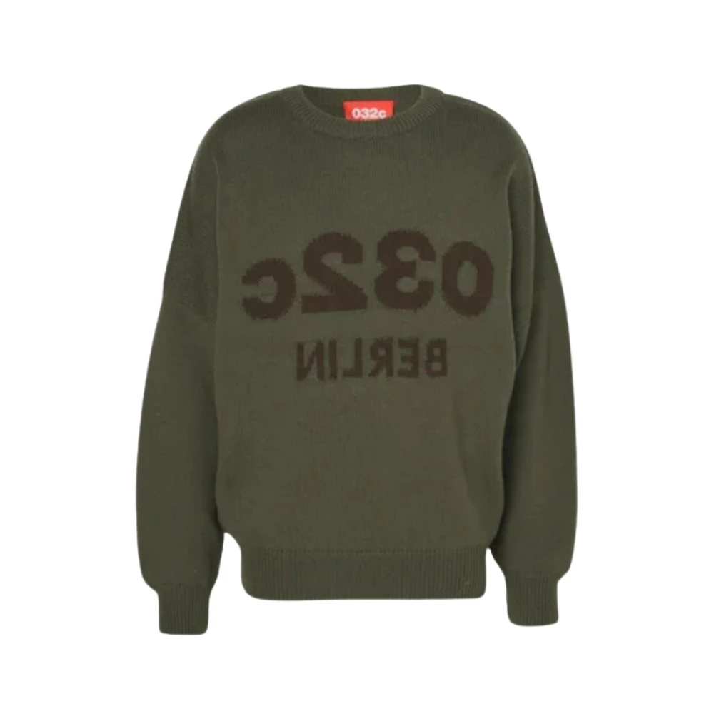 032c Groene Selfie Sweater Green Heren