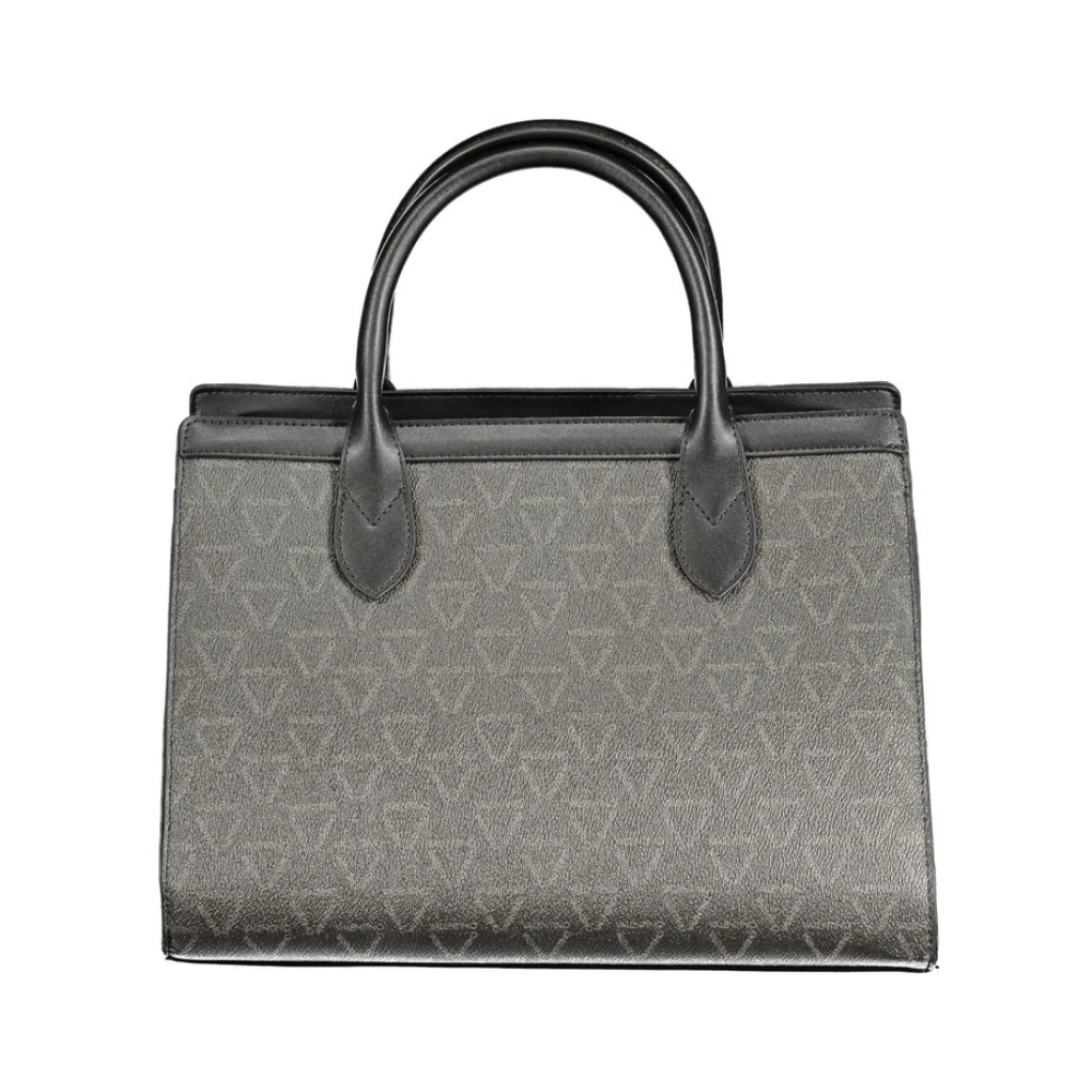 Valentino by Mario Valentino Zwarte polyethyleen handtas met meerdere compartimenten Black Dames