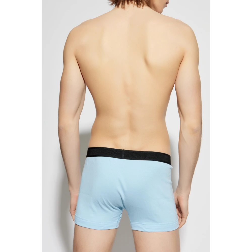 Tom Ford Boxershorts met logo Blue Heren