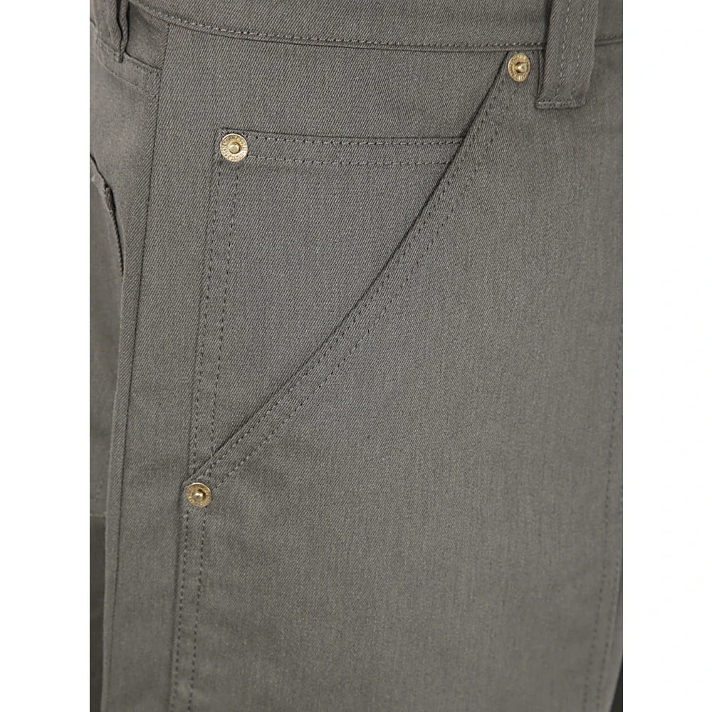 Golden Goose Cargo Pant Gemengde Katoenen Stof Green Heren