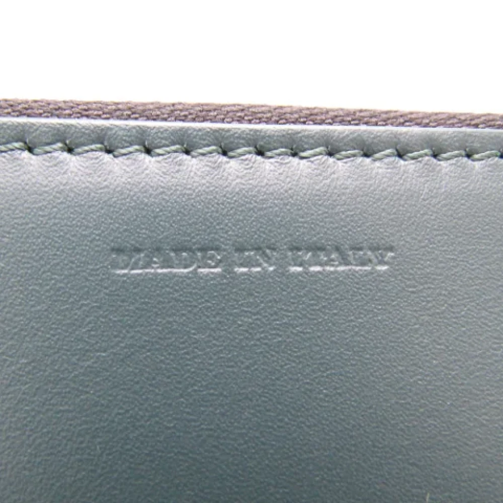 Burberry Vintage Pre-owned Leather clutches Green Dames