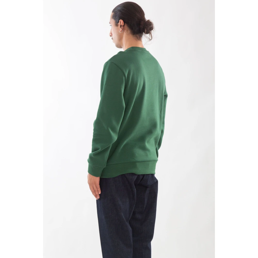 Lacoste Krokodil Fleece Sweatshirt Green Heren