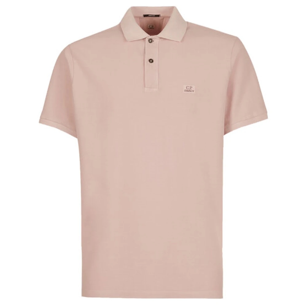 C.p. Company Uppgradera din garderob med 24/1 Piquet Polo Pink, Herr