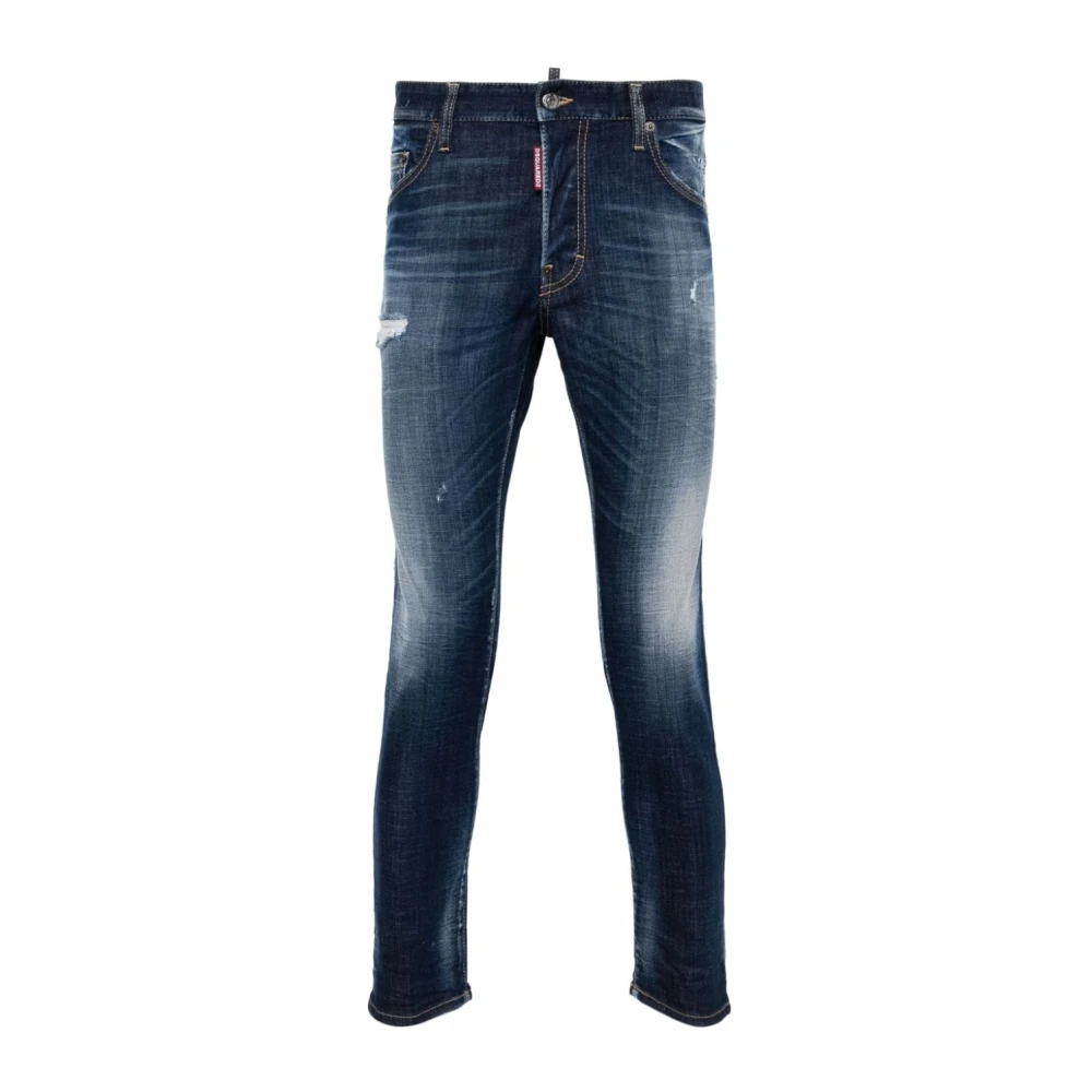 Dsquared2 Stijlvolle Denim Jeans Blue Heren