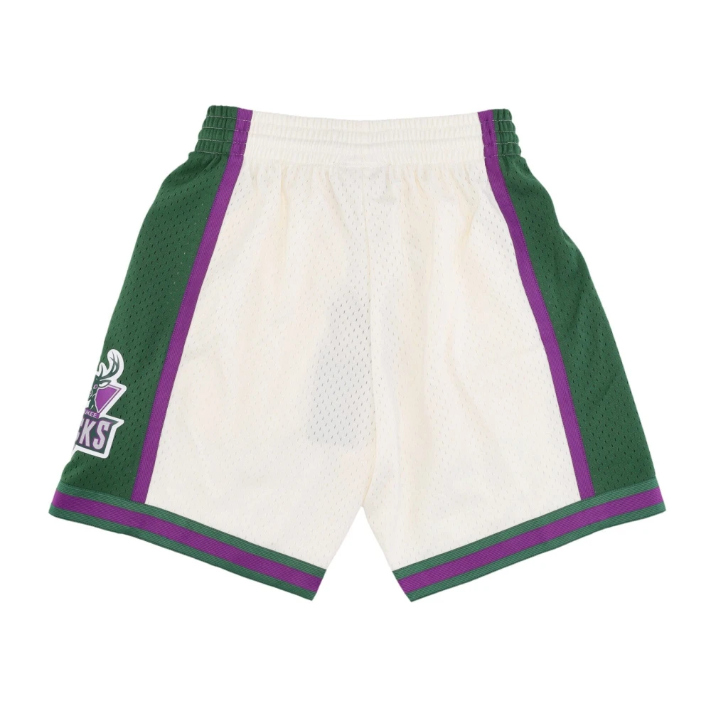 Mitchell & Ness NBA Off White Basketbalshorts White Heren