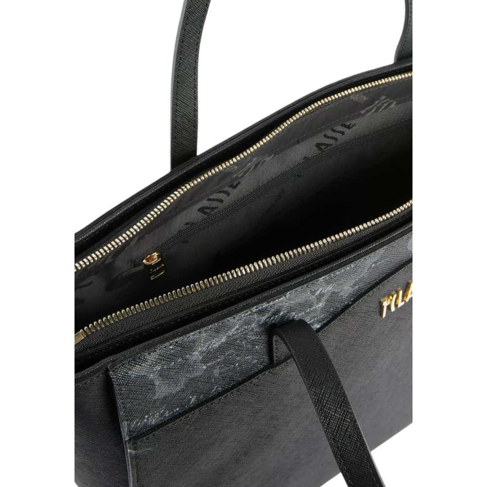 Alviero Martini 1a Classe Digital City Shopping Grande Tas Black Dames