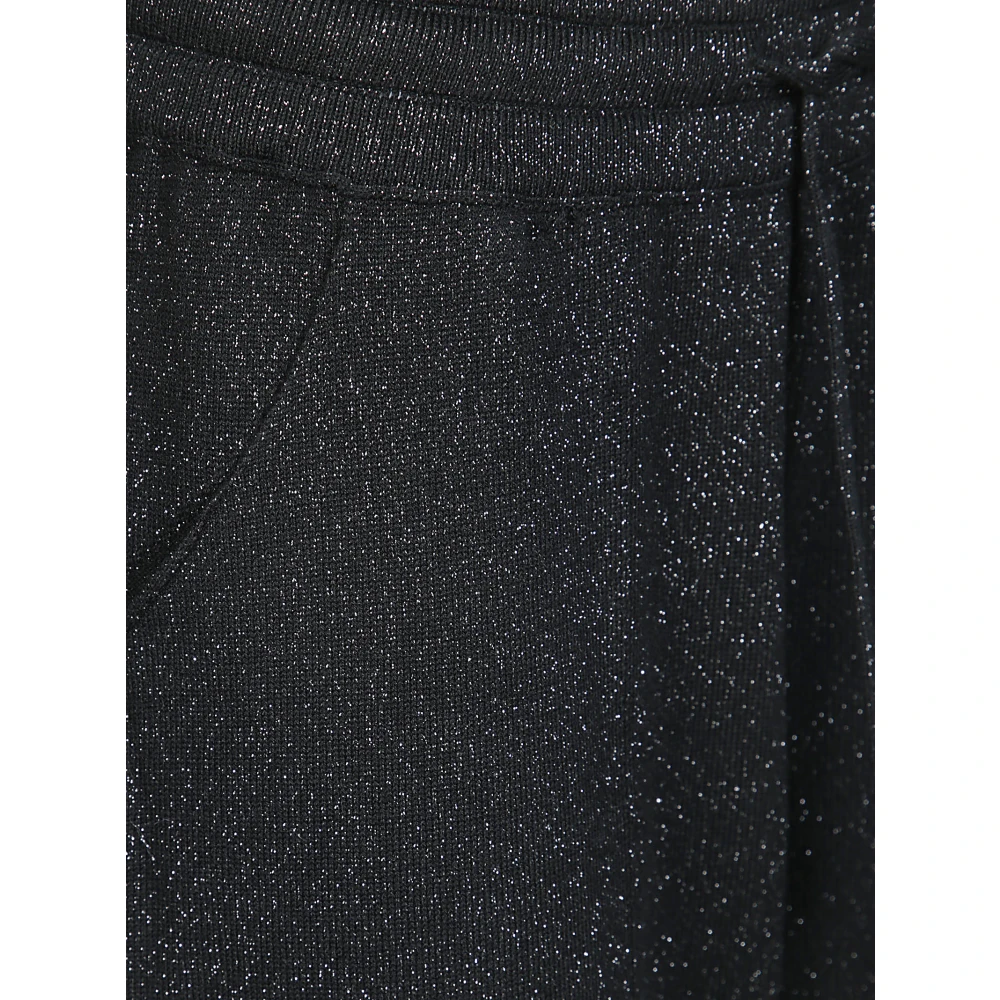 Sun68 Lurex Cargo Broek Black Dames