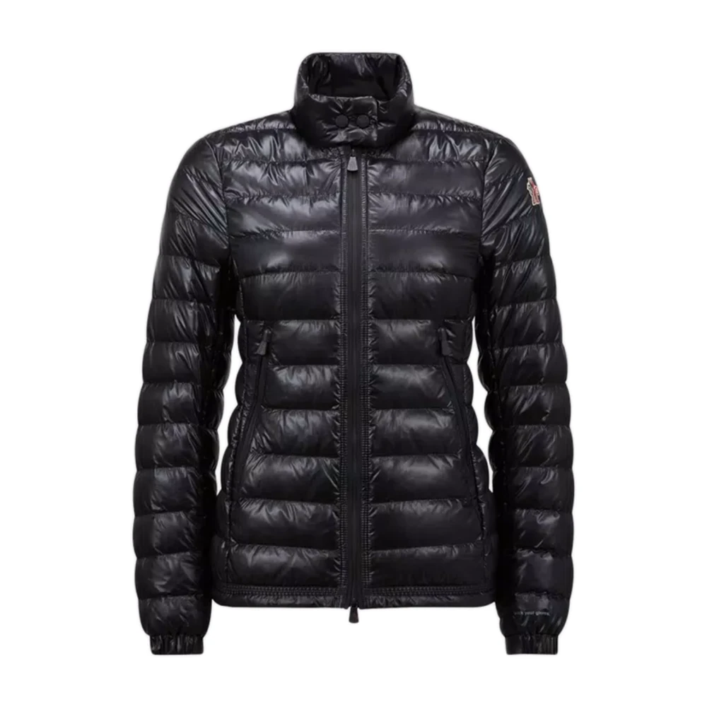 Moncler Zwarte Donsgevulde Opvouwbare Jas Black Dames