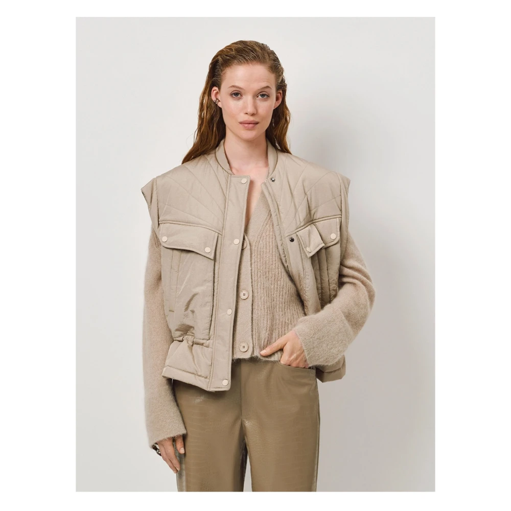 Dante 6 Nisha Taupe Stijlvolle Jurk Beige Dames