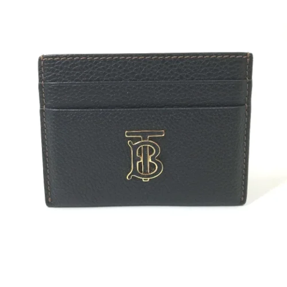 Burberry Vintage Pre-owned Leather home-office Black Dames