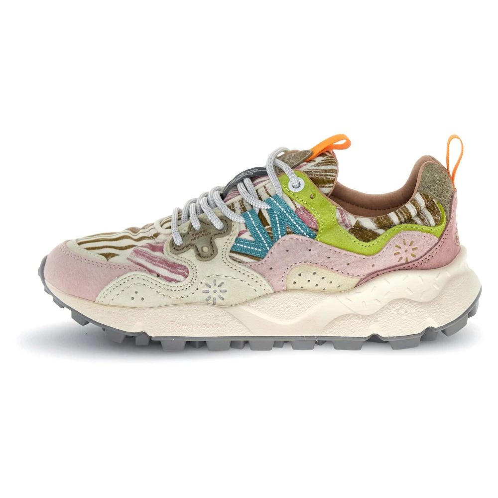 Flower Mountain Women's Multicolor Sneakers, 3 Uk, Yamano 3 Trainers