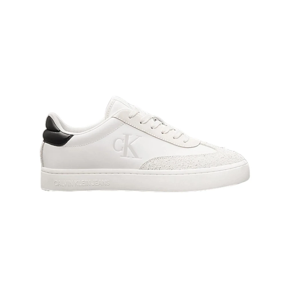 Calvin Klein Women's White Sneakers, 6 Uk, Classic Cupsole Trainers