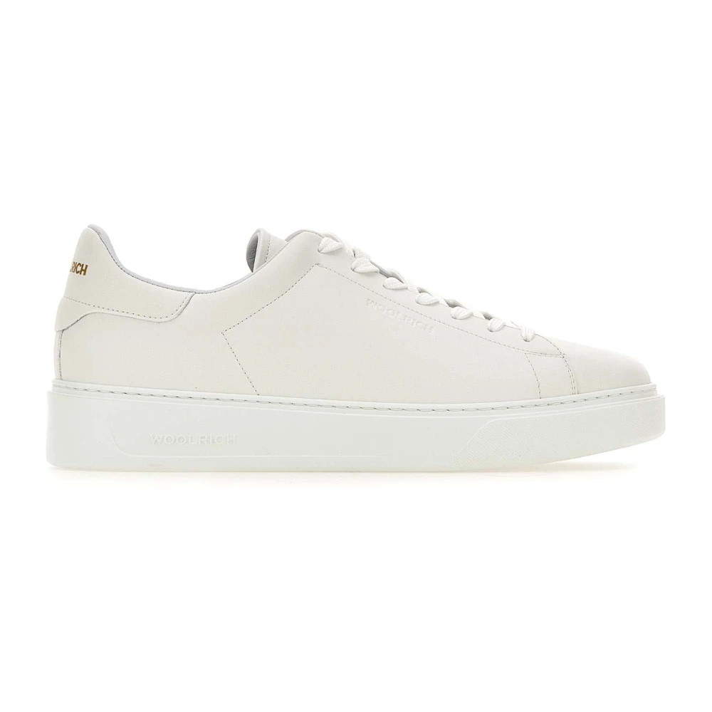 Woolrich Classic Court Sneakers Heren Schoenen Wit