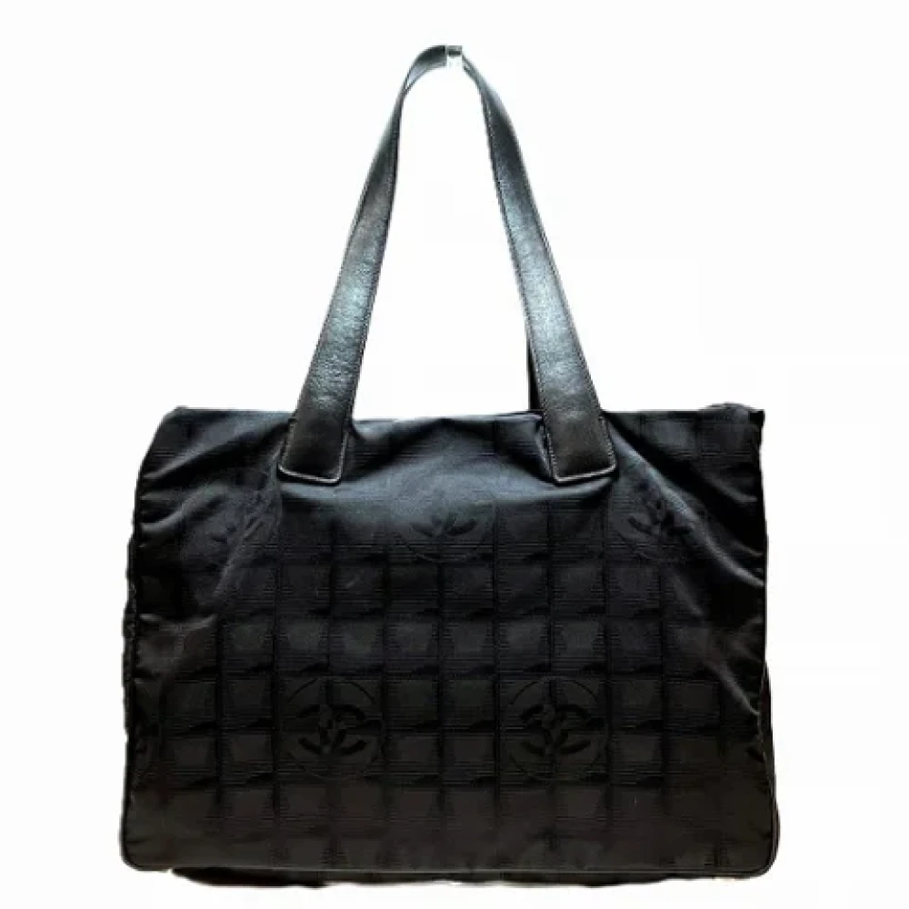 Chanel Vintage Pre-owned Nylon chanel-bags Black Dames