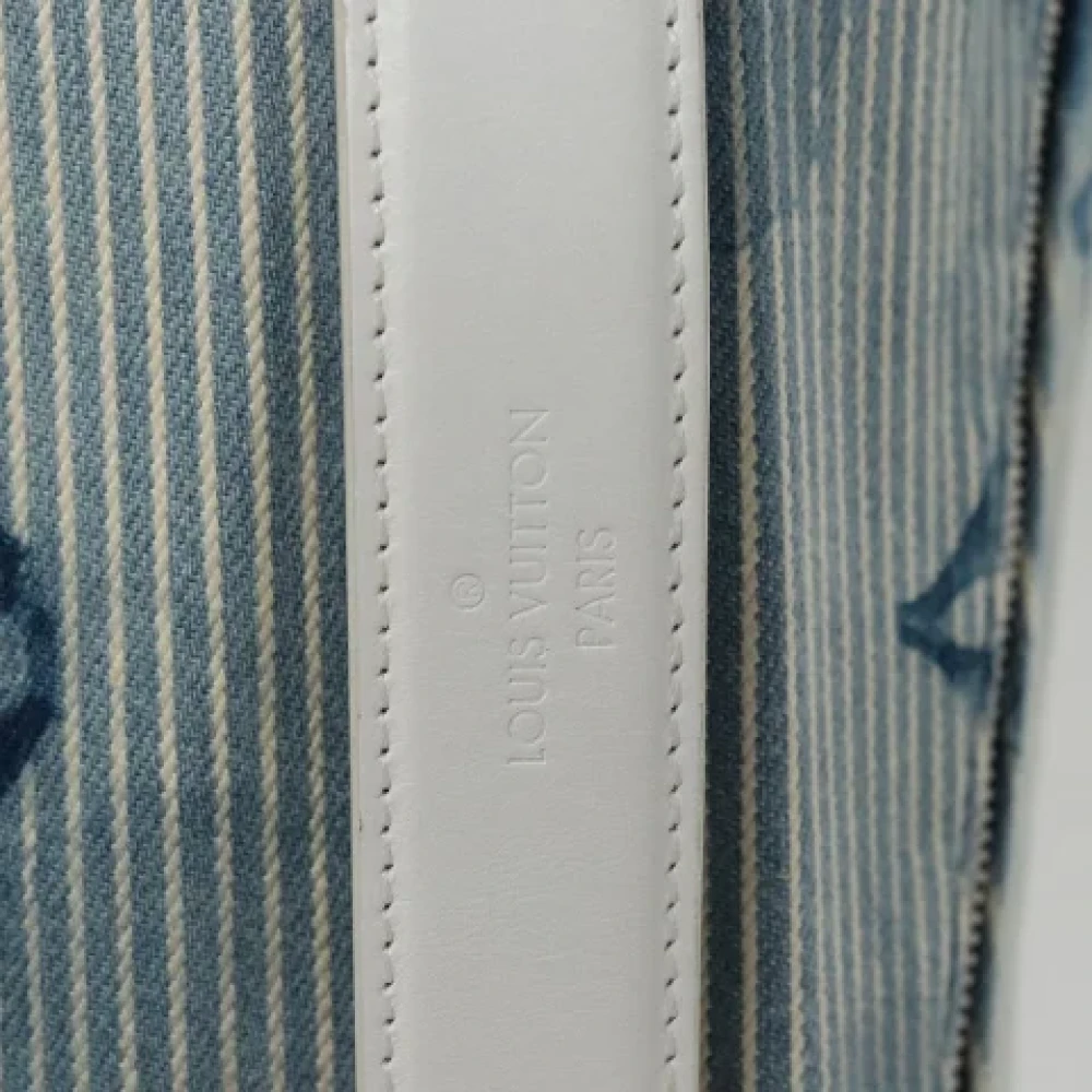 Louis Vuitton Vintage Pre-owned Canvas shoulder-bags Blue Dames