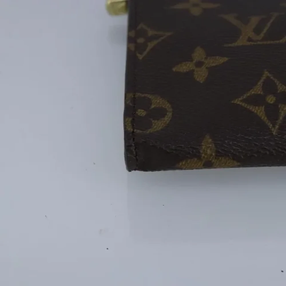 Louis Vuitton Vintage Pre-owned Canvas pouches Brown Dames