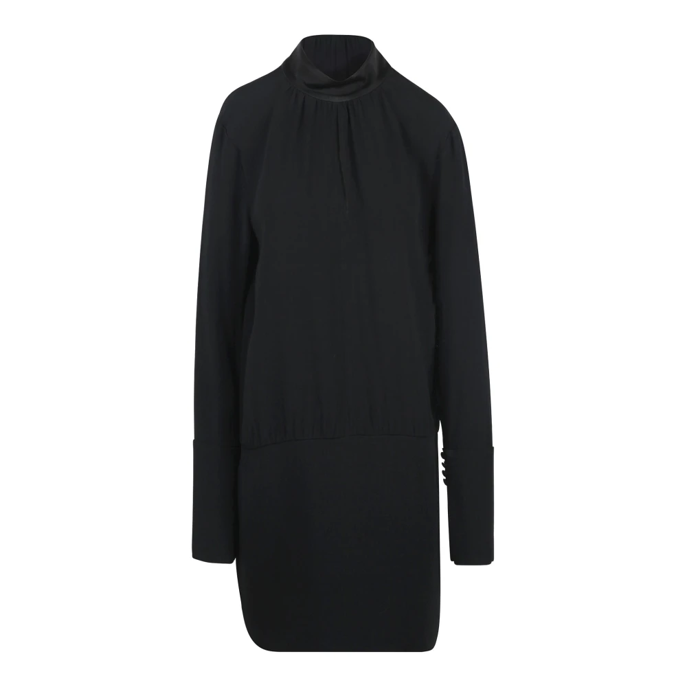 Jucca Elegante Jurk met Uniek Design Black Dames