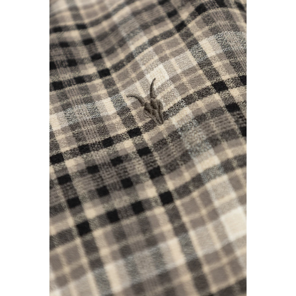 AllSaints Gratton Shirt Gray Heren