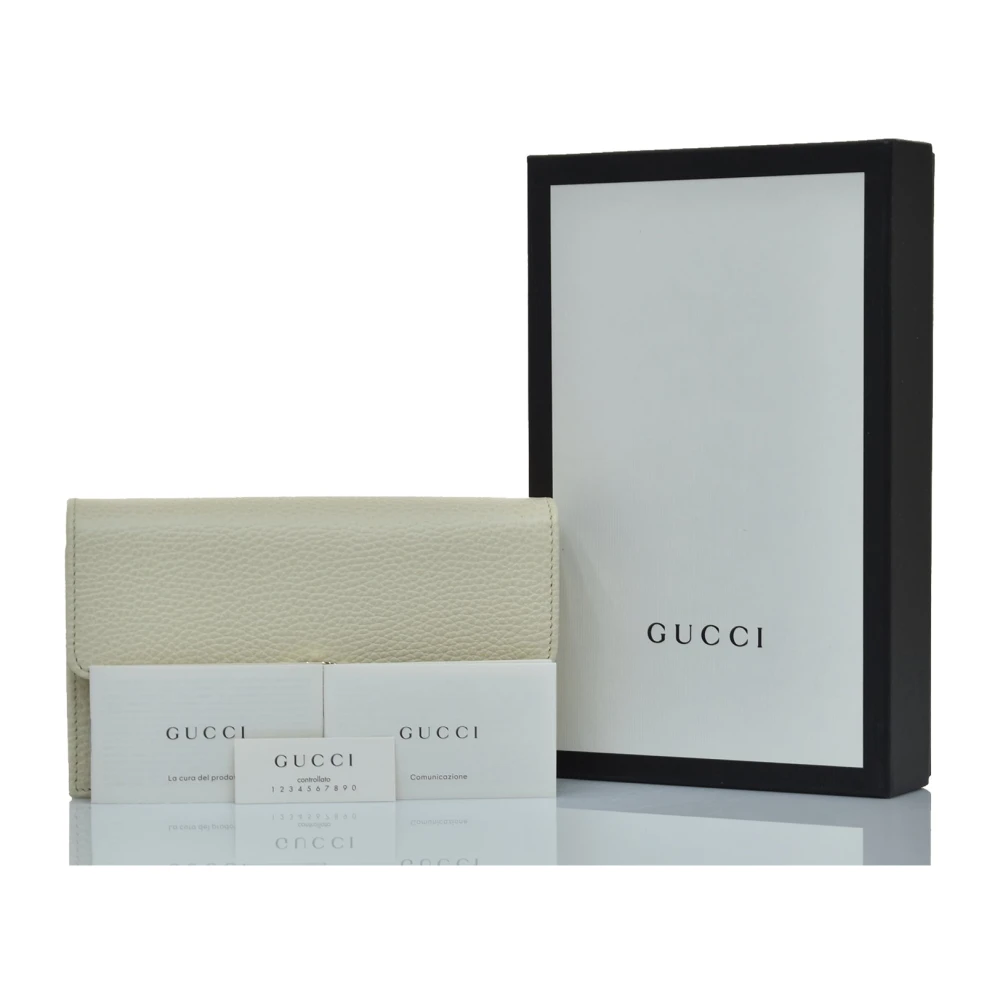 Gucci Interlocking Crossbody Tas White Dames