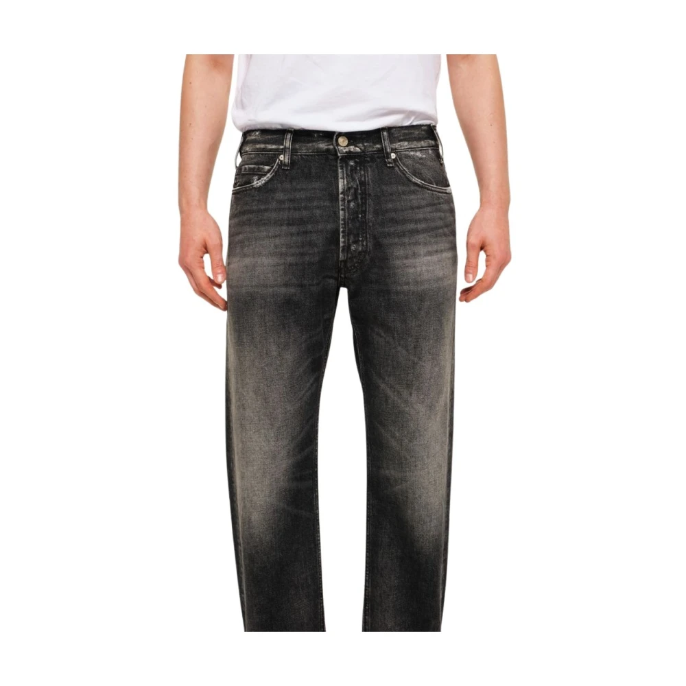 Cycle Vintage Straight Leg Zwart Denim Jeans Gray Heren