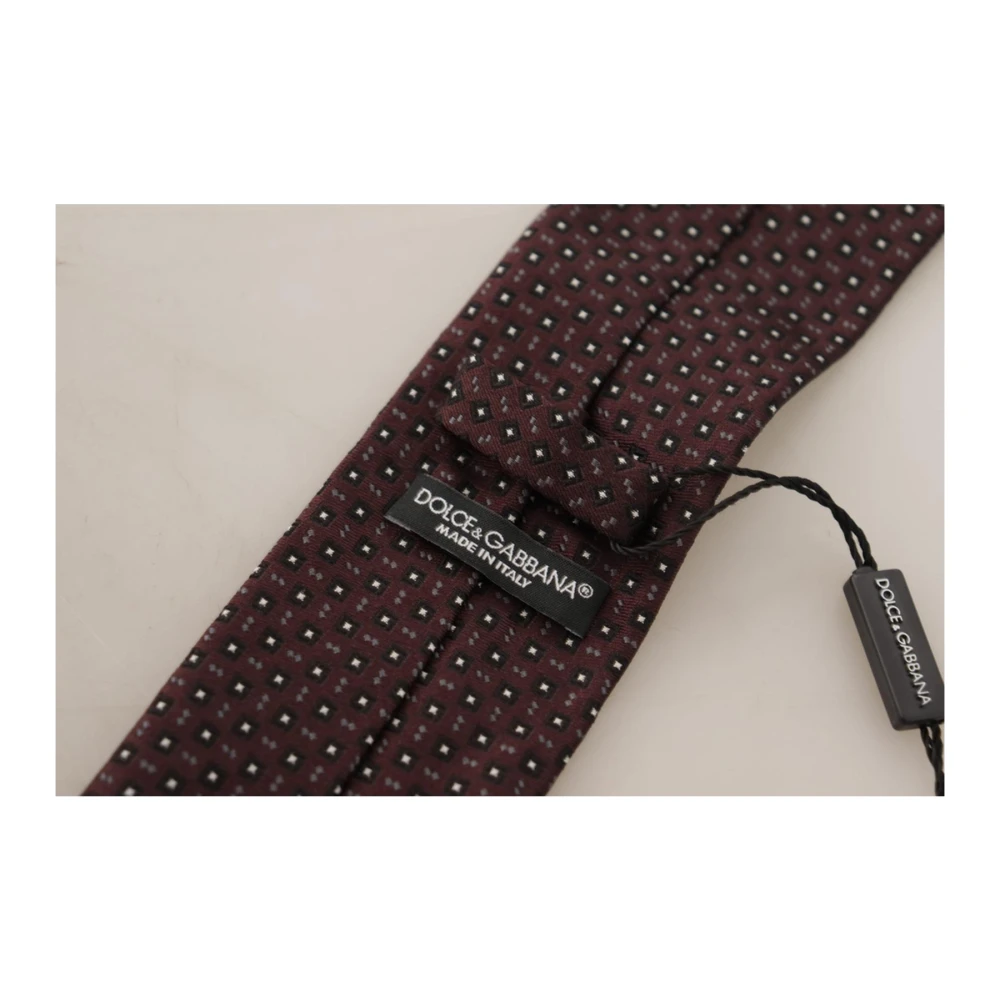 Dolce & Gabbana Luxe Zijden Strikje Multicolor Heren