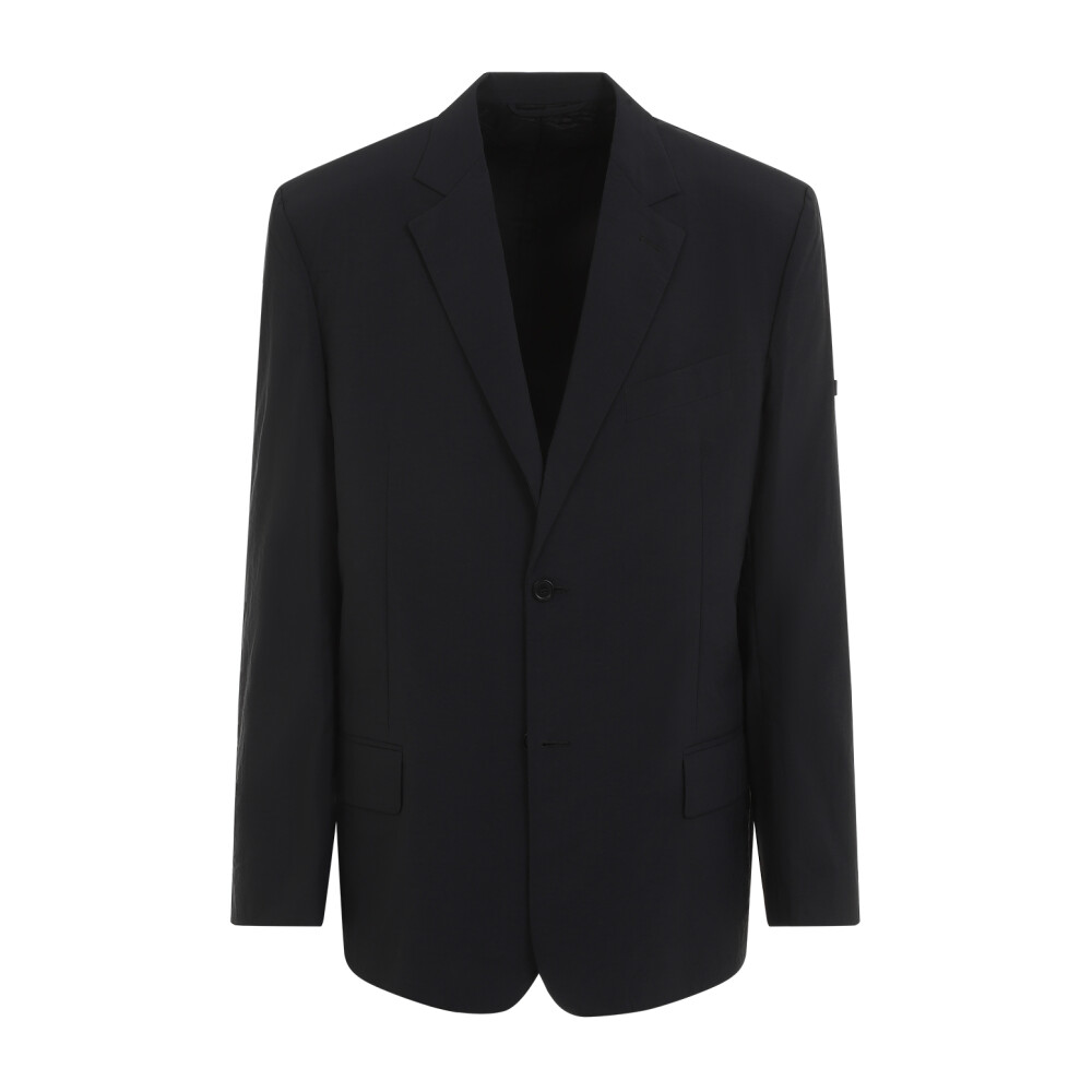 VIP【関税送料無料】希少 BALENCIAGA BLACK COTTON BLAZER Balenciaga Cotton Oversized Blazer - Black | Garmentory