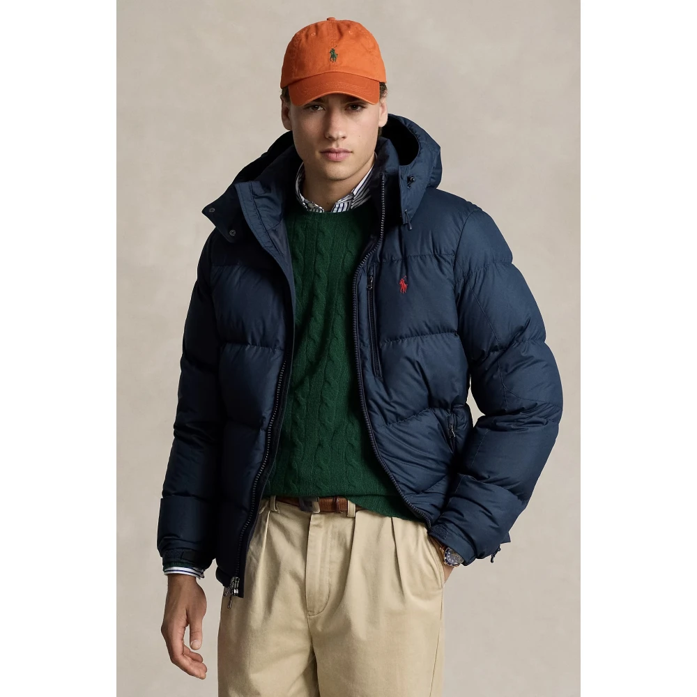 Ralph Lauren Navy Donsjack Collectie Blue Heren