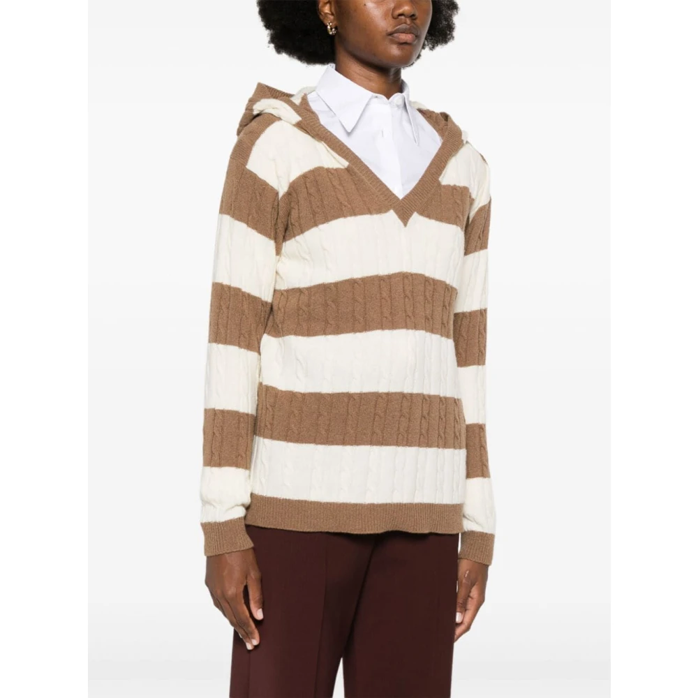 Semicouture Ivory Desert Style Zoe Jurk Multicolor Dames