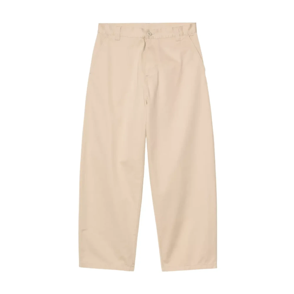 Carhartt Wip Men's Beige Wide Trousers, M, Brady Pant