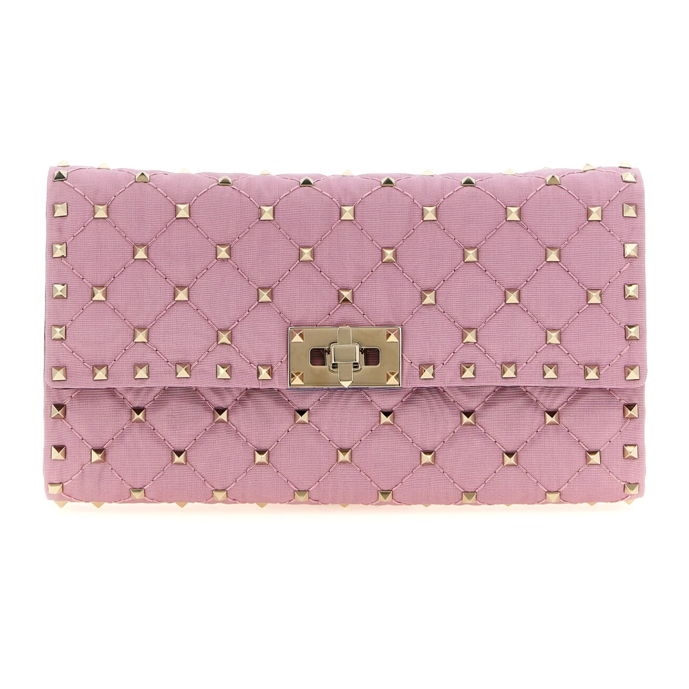 Valentino Garavani Women's Pink Rockstud Spike Crossbody Bag - Shoulder Bags - One Size - Bags