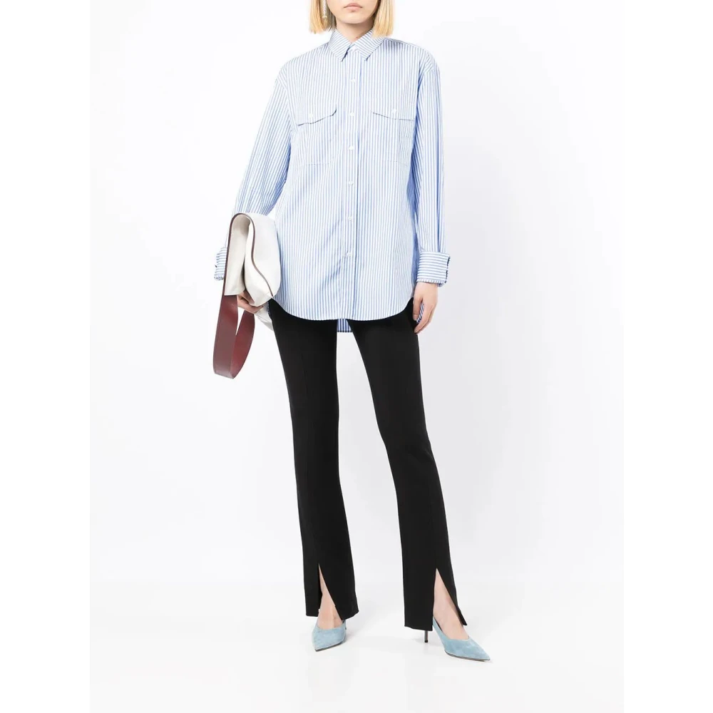 Wardrobe.nyc Oversized Shirt Mstbl Blue Dames