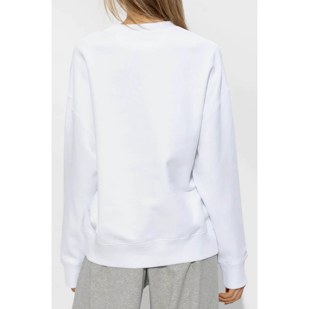 Stella Mccartney Sweatshirt met logo White Dames