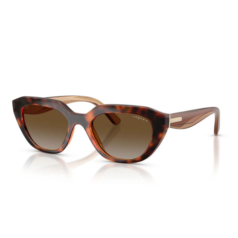 Vogue Unisex Brown Sunglasses, 51 Mm, Oversized Sunglasses