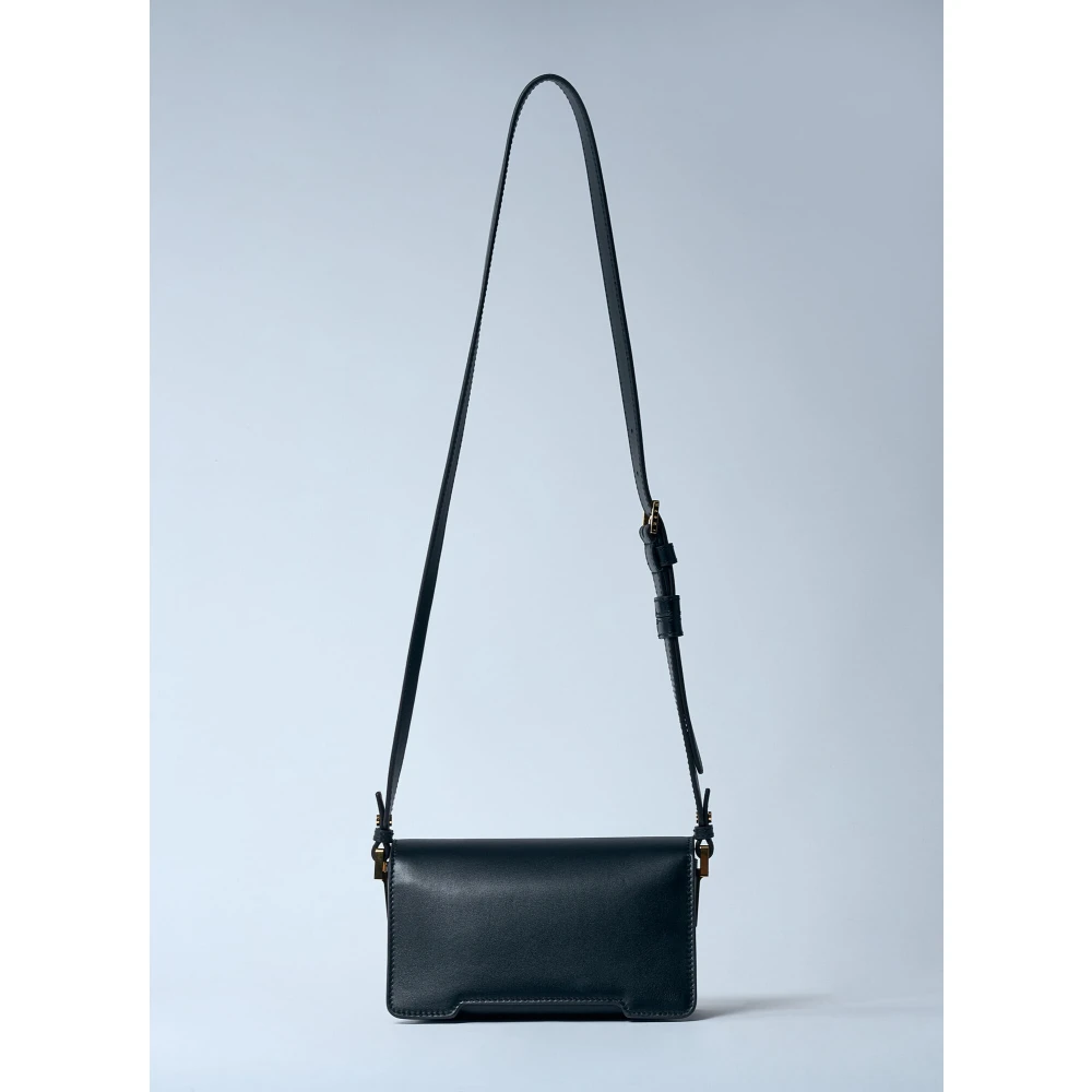 Marni Mini Schoudertas met Gouden Hardware Black Dames