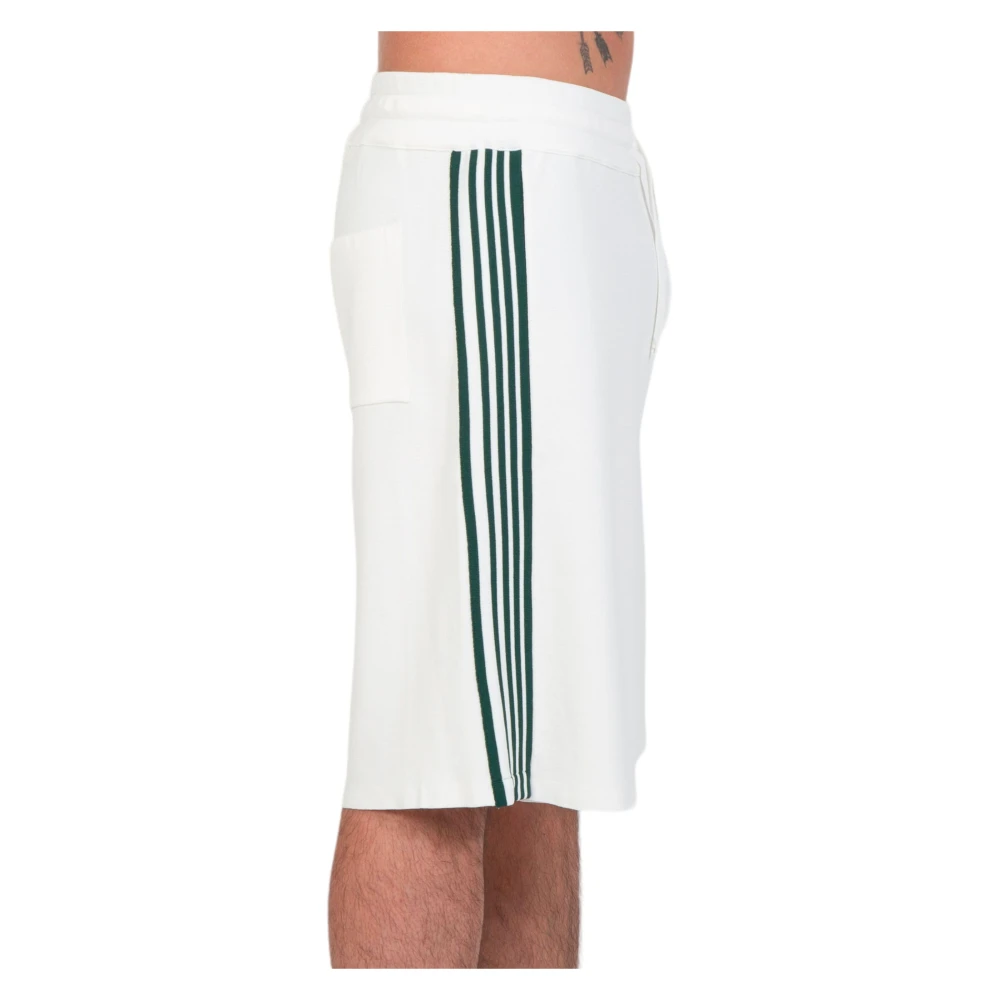 Autry Gestreepte Shorts White Heren
