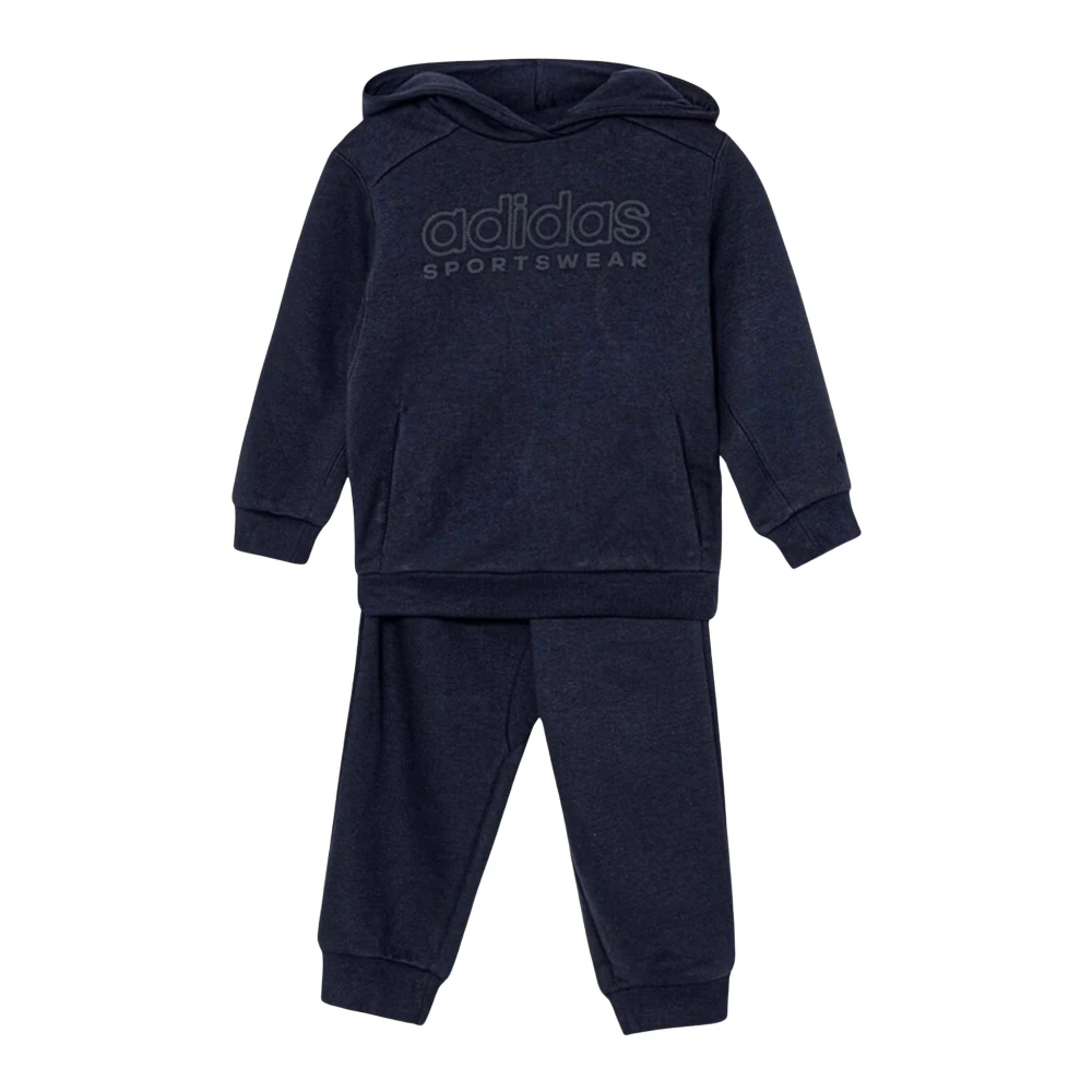 Adidas Blå Baby Tracksuit Set Fall Winter Blue, Unisex