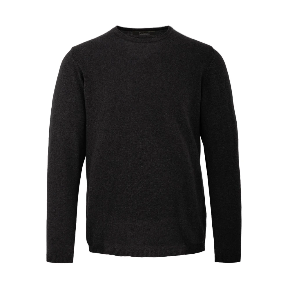 BomBoogie Round-neck Knitwear Black Heren