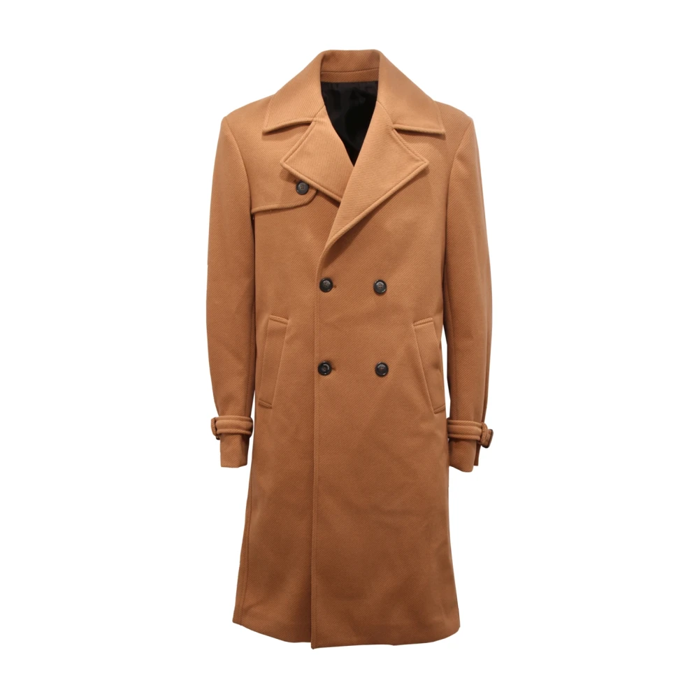 Imperial Men's Beige H5441k4809 Cappotto Doppiopetto - Trench Coats - L - Coats