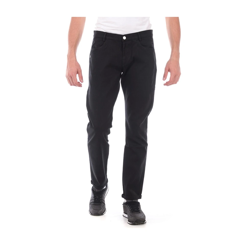 Daniele Alessandrini Men's Black Jeans Trouser - Slim Fit Jeans - W33 - Jeans