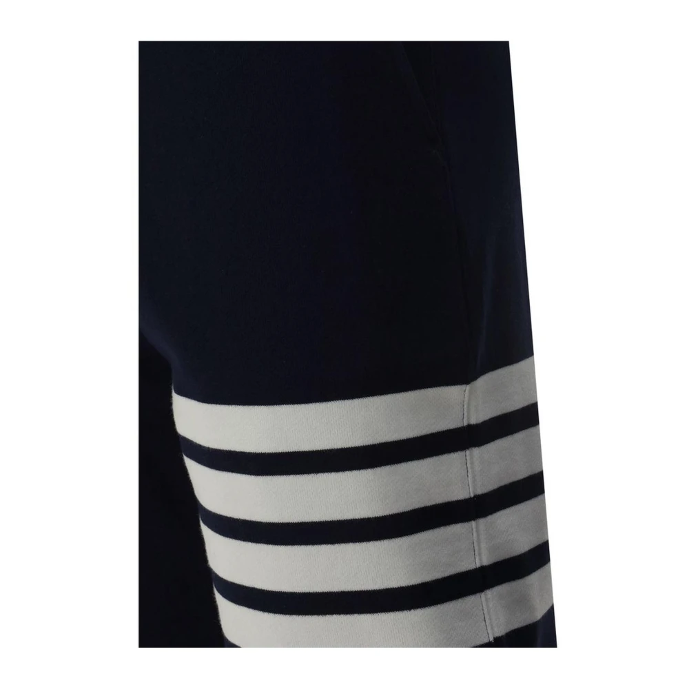 Thom Browne Gestreepte Bermuda Shorts met Verstelbare Tailleband Blue Heren