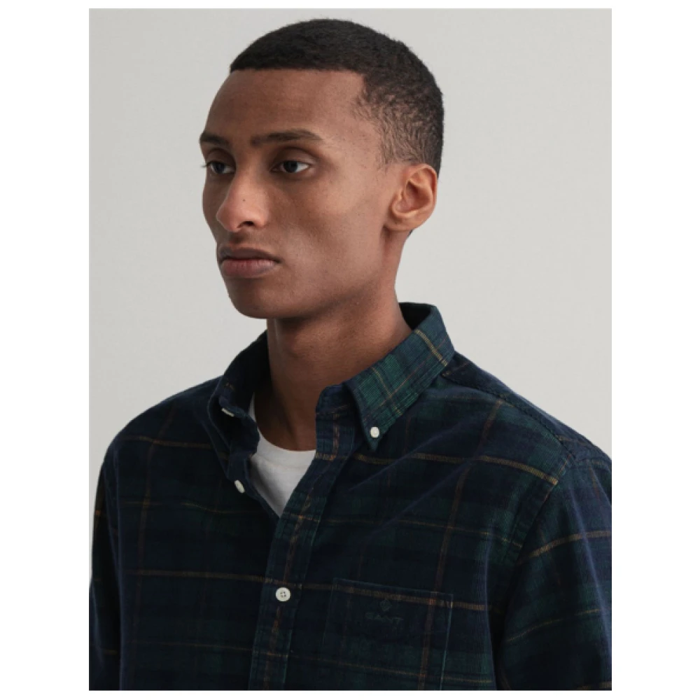 Gant Geruite Corduroy Overhemd Multicolor Heren
