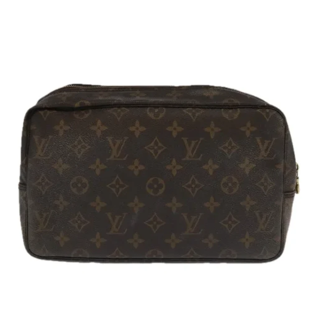 Louis Vuitton Vintage Pre-owned Canvas clutches Brown Dames