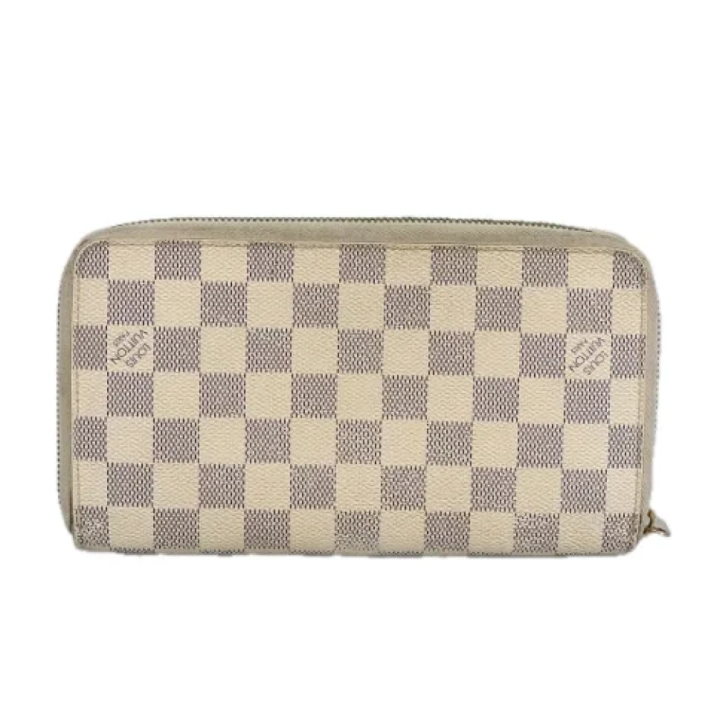 Louis Vuitton Vintage Pre-owned Canvas wallets White Dames