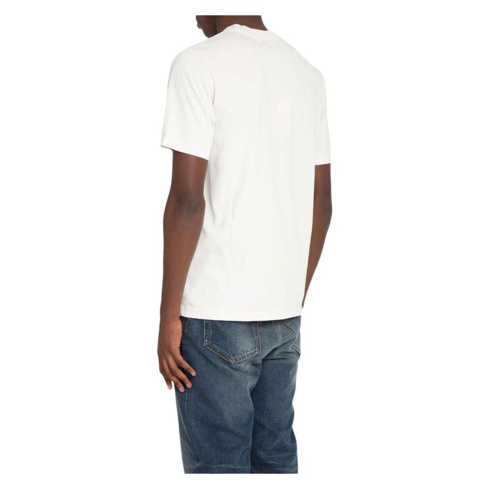 Haikure Washed Tee White Heren