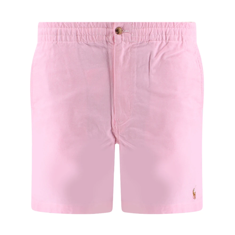 Polo Ralph Lauren Klassieke Fit Katoenen Bermuda Shorts Pink Heren