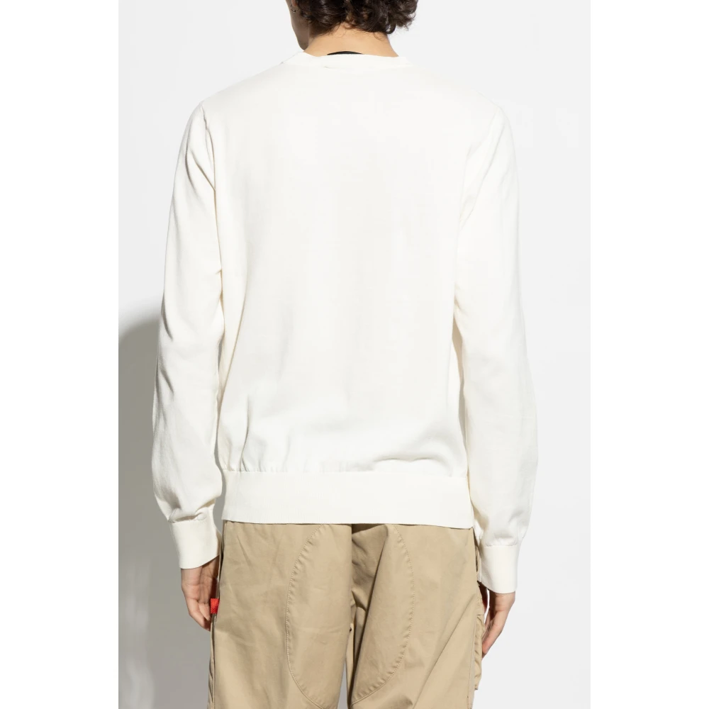 Dsquared2 Wollen trui Yellow Heren