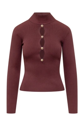 Keyhole Knit Top