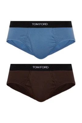 Bomullsboxer med logotyptryck (tvåpack)