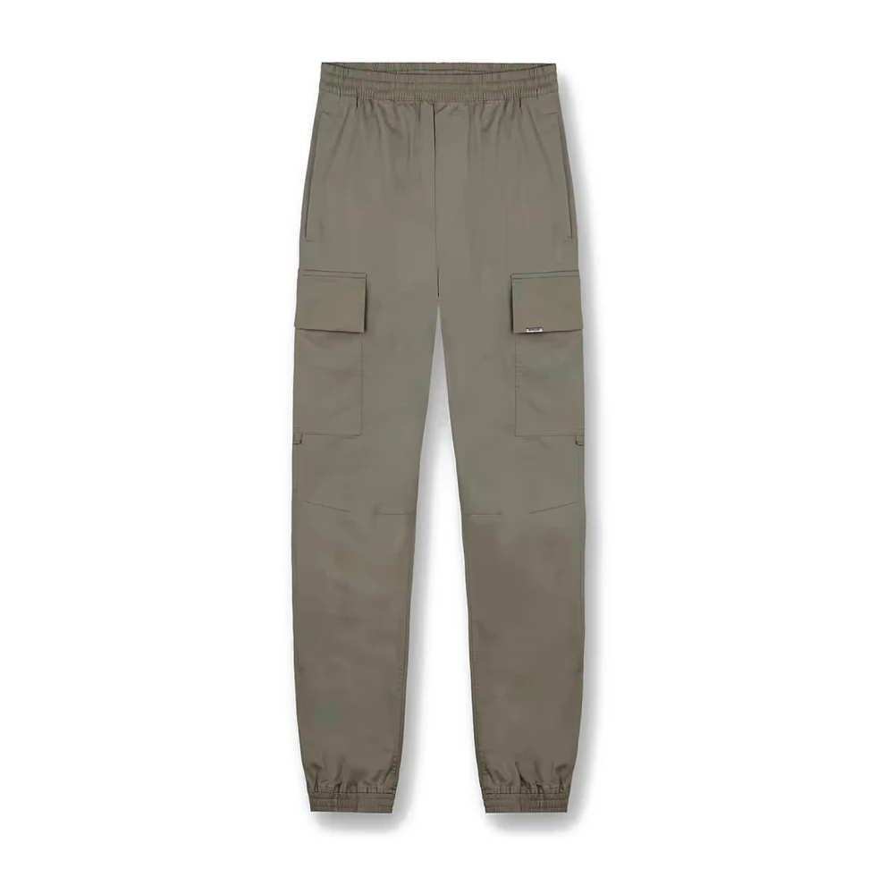 Represent Men's Green Straight Trousers, Xl, Cuffed Cargo Pant